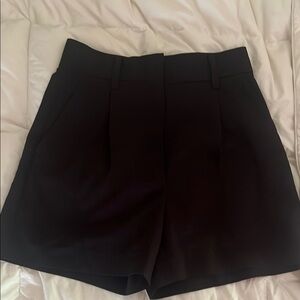 Babaton Black High Waist Shorts